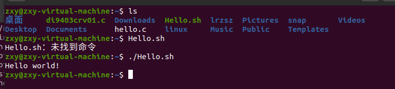 Linux bash dot slash